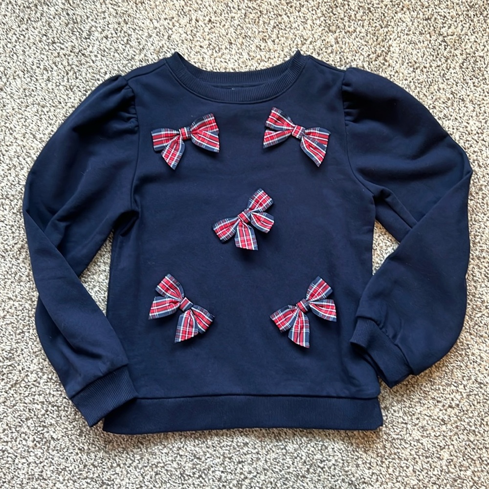 Girls Janie & Jack Holiday Sweatshirt
